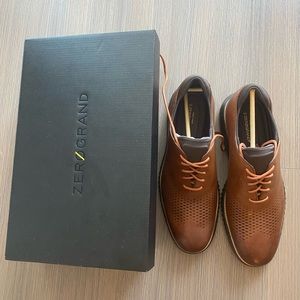 ZERØGRAND Lined Laser Wingtip Oxford